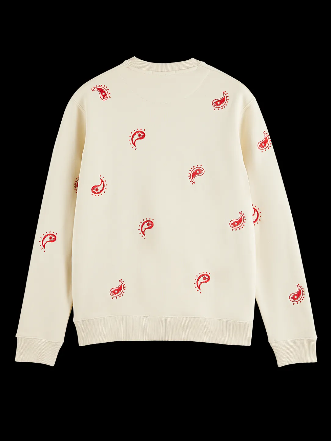 Allover Embroidered Sweatshirt