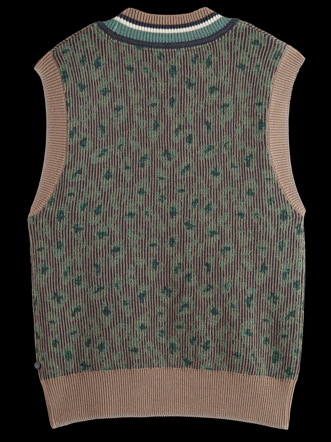 Animal Jacquard Knitted Spencer