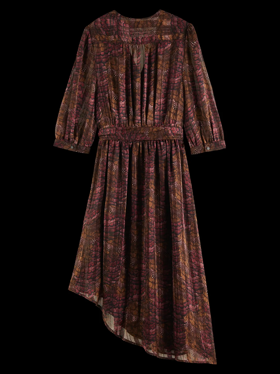 Asymmetric Wrap Dress