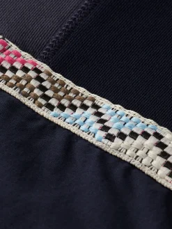 Block Texture Pocket Sweatshirt