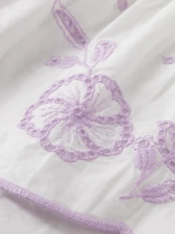 Broderie Anglaise Midi Dress