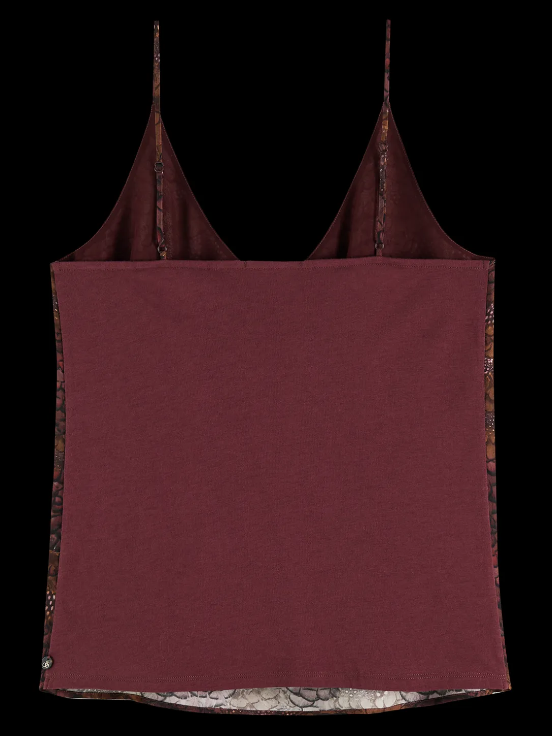 Camisole Woven Front Jersey Back