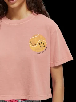 Cropped Organic Cotton Artwork Shirt