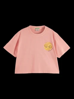 Cropped Organic Cotton Artwork Shirt