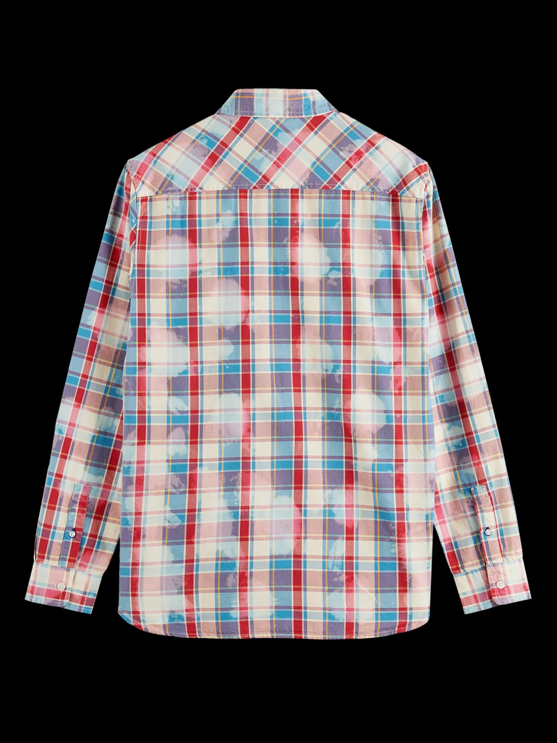 Denim Washed Checked Workwear Shirt