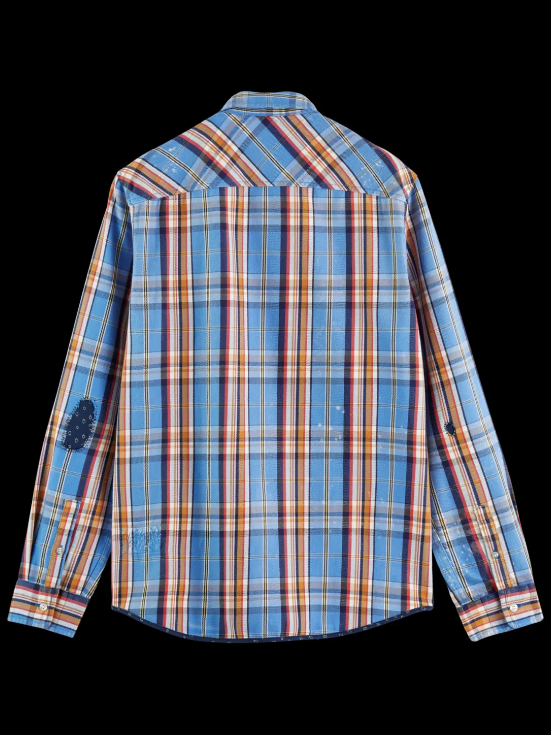 Distressed Regular-Fit Flannel Checked Shirt