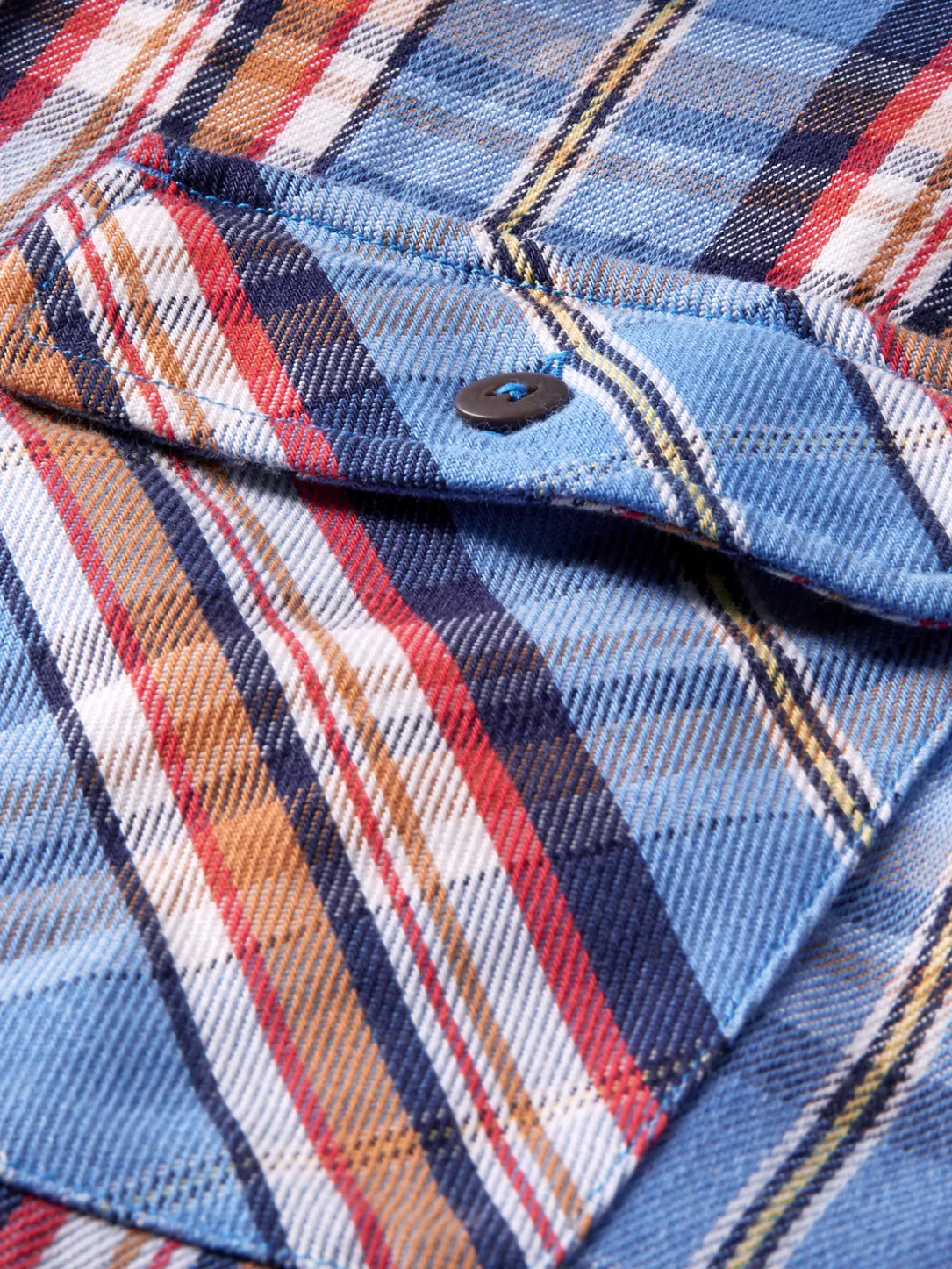 Distressed Regular-Fit Flannel Checked Shirt