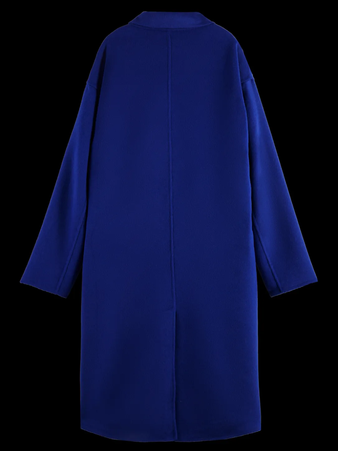 Double-Breasted Wool-Blended Coat