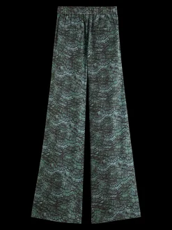 Eleni High-Rise Wide Leg Pyjama Pant
