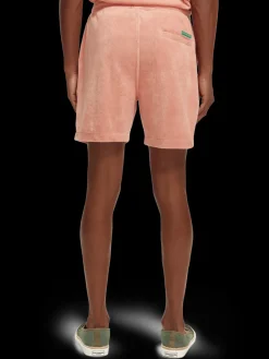 Embroidered Towelling Bermuda Shorts