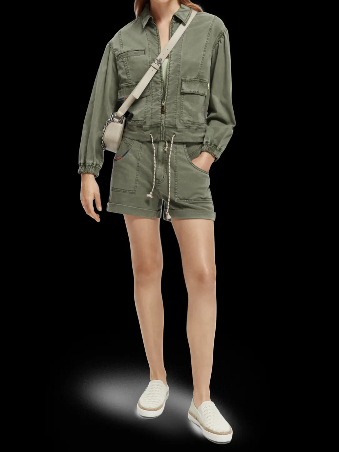 Garment-Dyed Utility Jacket