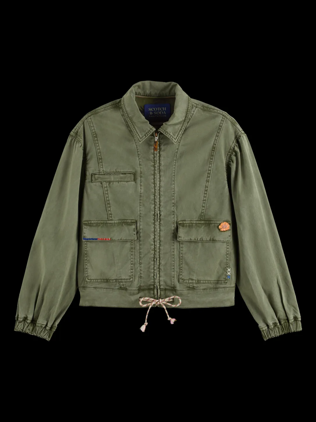 Garment-Dyed Utility Jacket