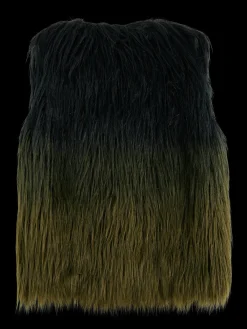 Gradient Faux Fur Gilet