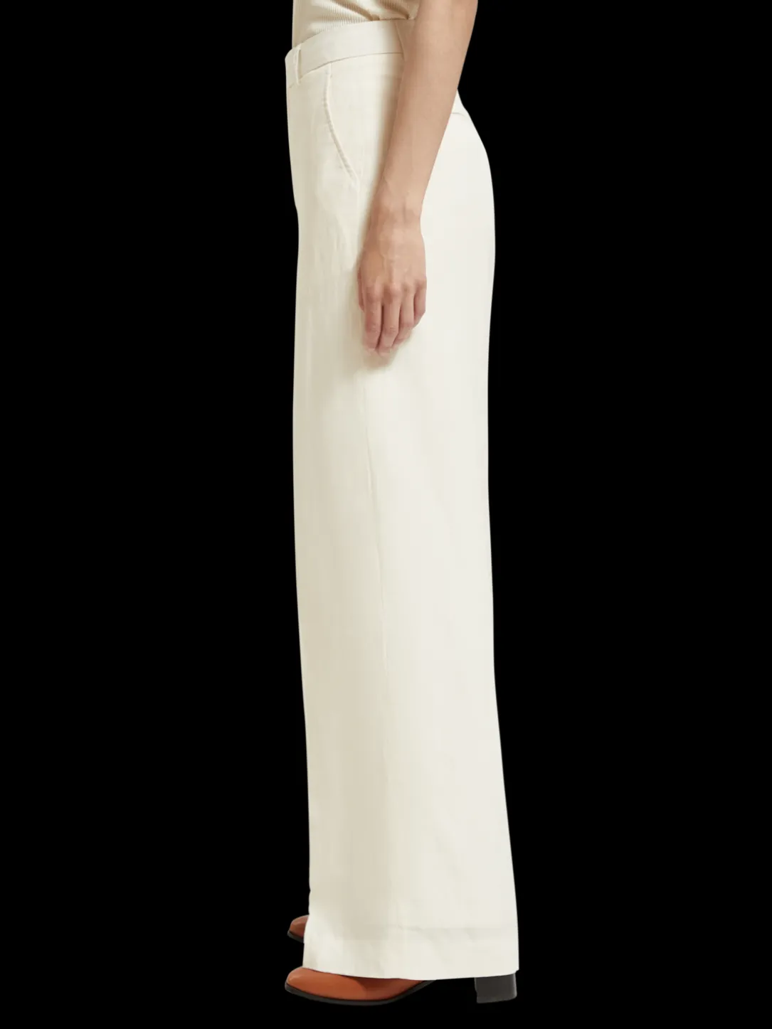 Hana Tailored High-Rise Wide Leg Pant