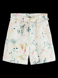 High Rise Mini-Length Shorts