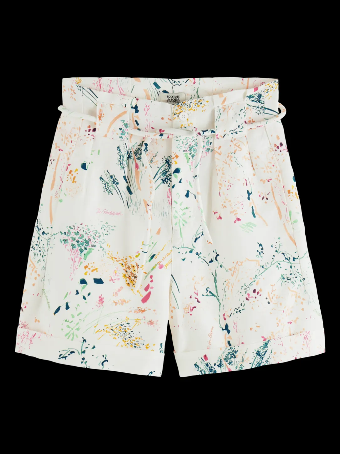 High Rise Mini-Length Shorts