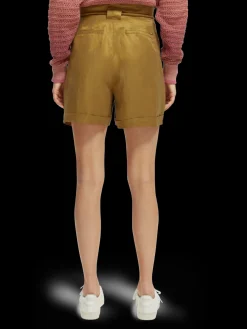 High Rise Mini-Length Shorts