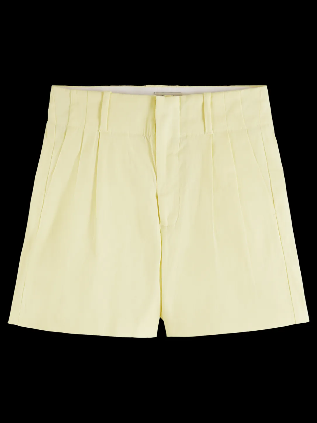 High-Rise Pleated Shorts
