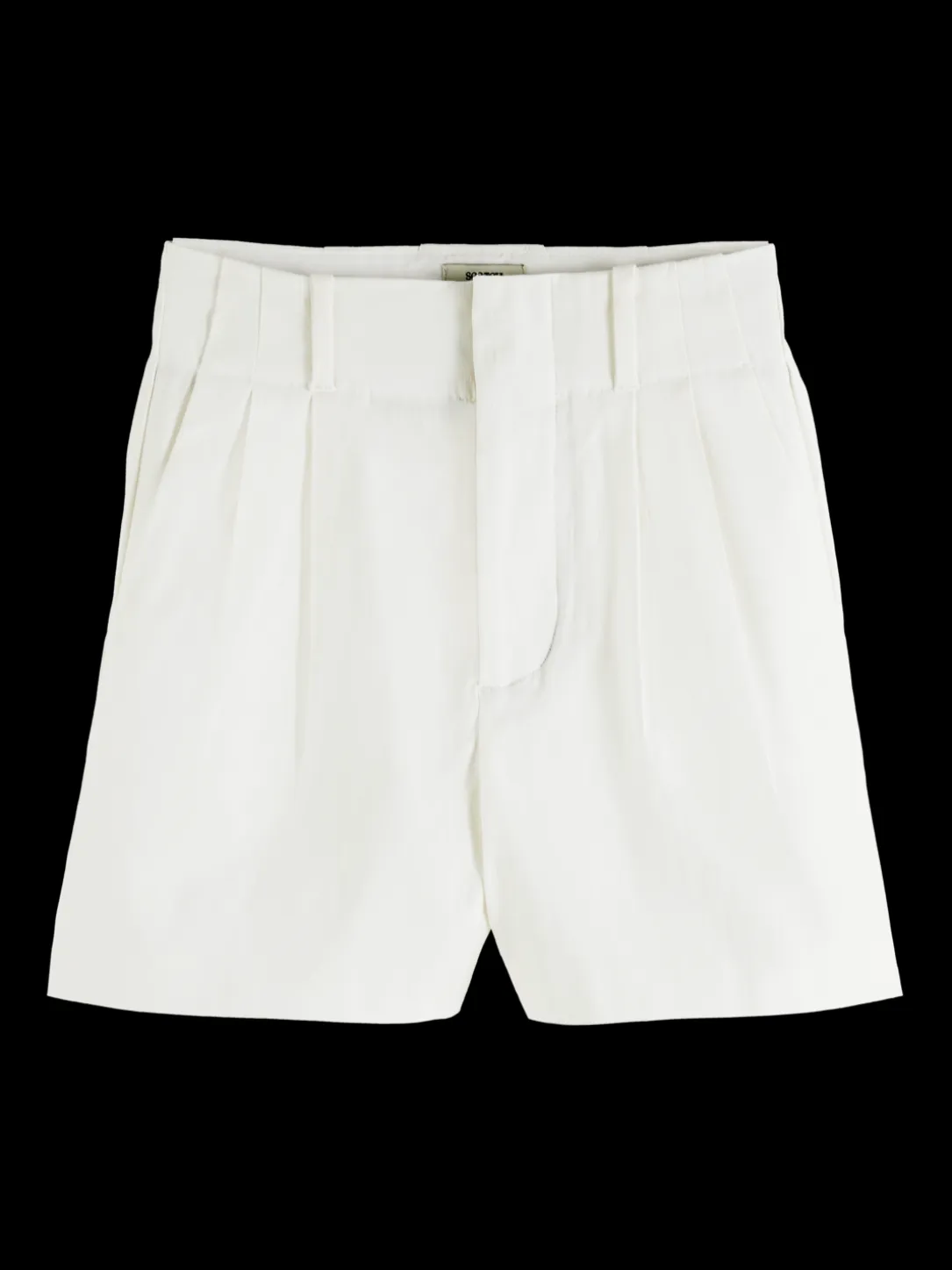 High-Rise Pleated Shorts
