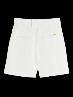 High-Rise Pleated Shorts