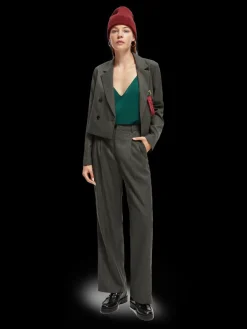 High-Rise Wide Leg Trousers