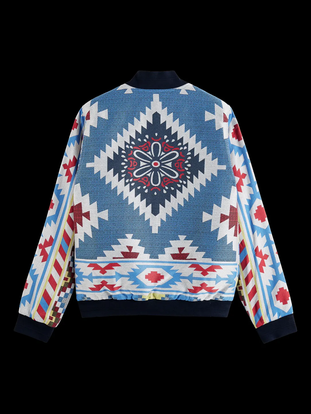 Jacquard Bomber Jacket