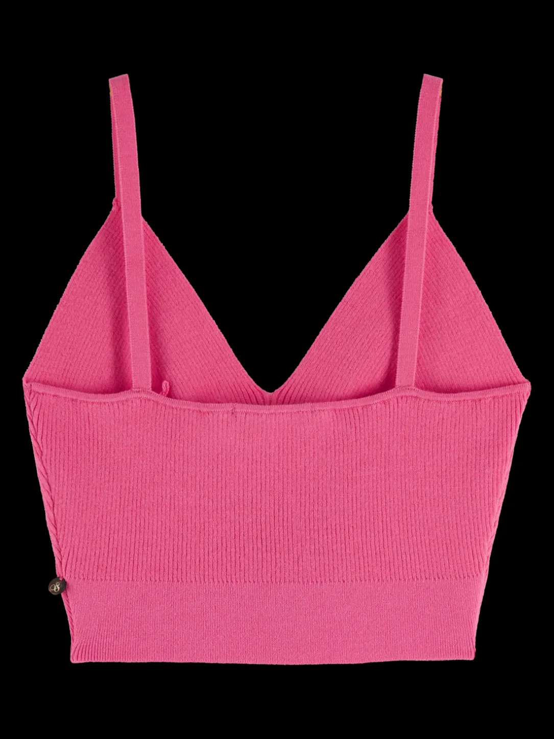 Knitted V-Neck Crop Top