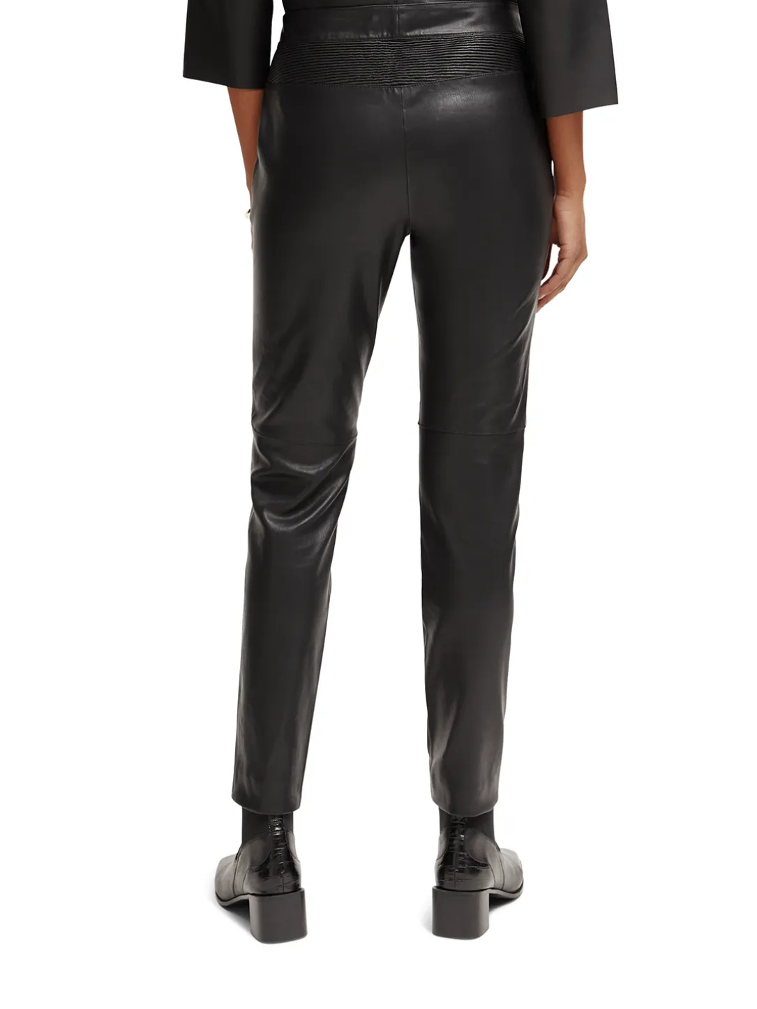 Leather Biker Pants