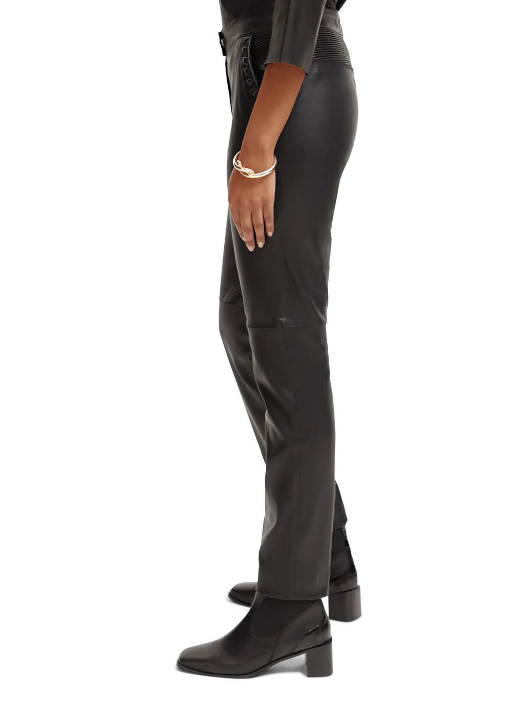 Leather Biker Pants