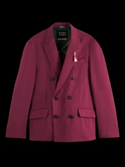 Lightweight Double-Breasted Blazer