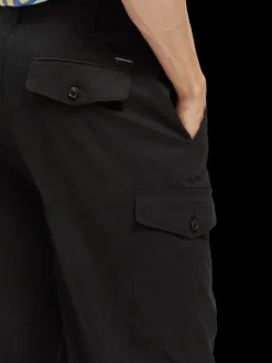 Lightweight Poplin Organic Cotton Cargo Trousers