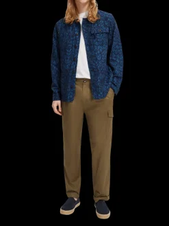 Lightweight Poplin Organic Cotton Cargo Trousers