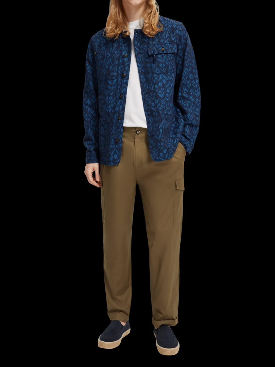 Lightweight Poplin Organic Cotton Cargo Trousers