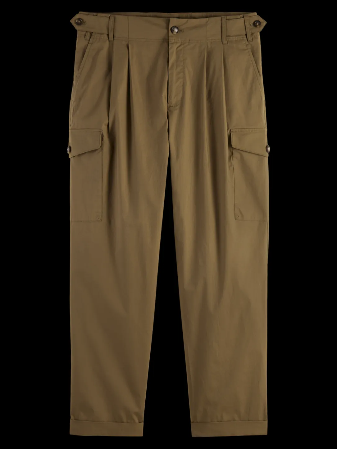 Lightweight Poplin Organic Cotton Cargo Trousers