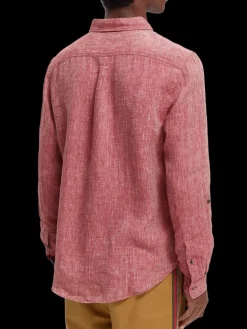 Linen Rolled-Sleeve Shirt