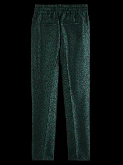 Maia Leopard Jacquard Jogger