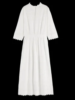 Midi Broderie Dress