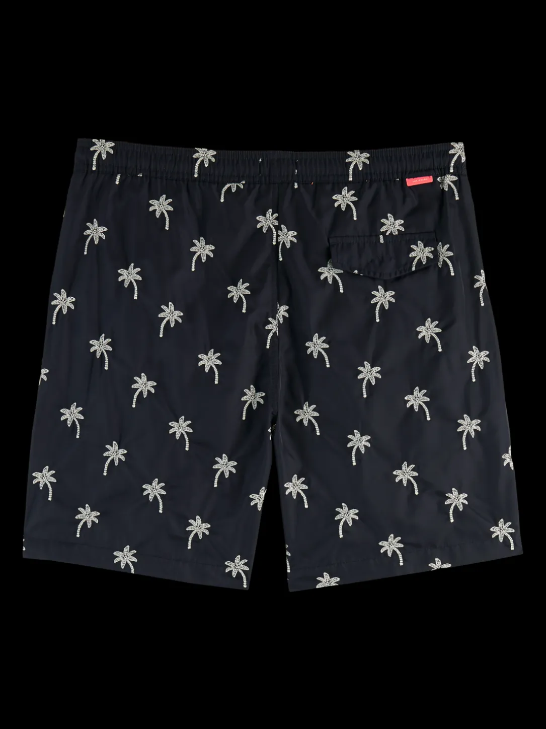 Mid-Length Embroidered Swim Shorts