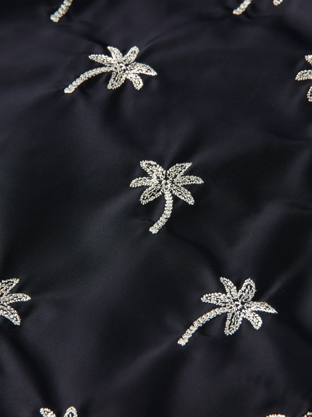 Mid-Length Embroidered Swim Shorts