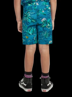Mid-Length Printed Chino Shorts