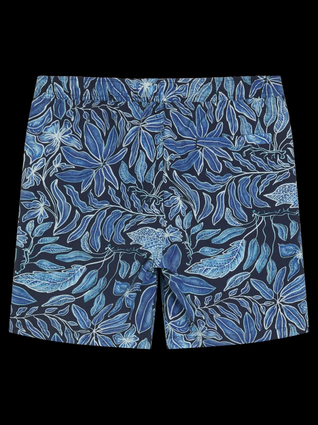 Mid-Length Printed Swim Shorts