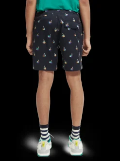 Mid-Length Printed Swim Short
