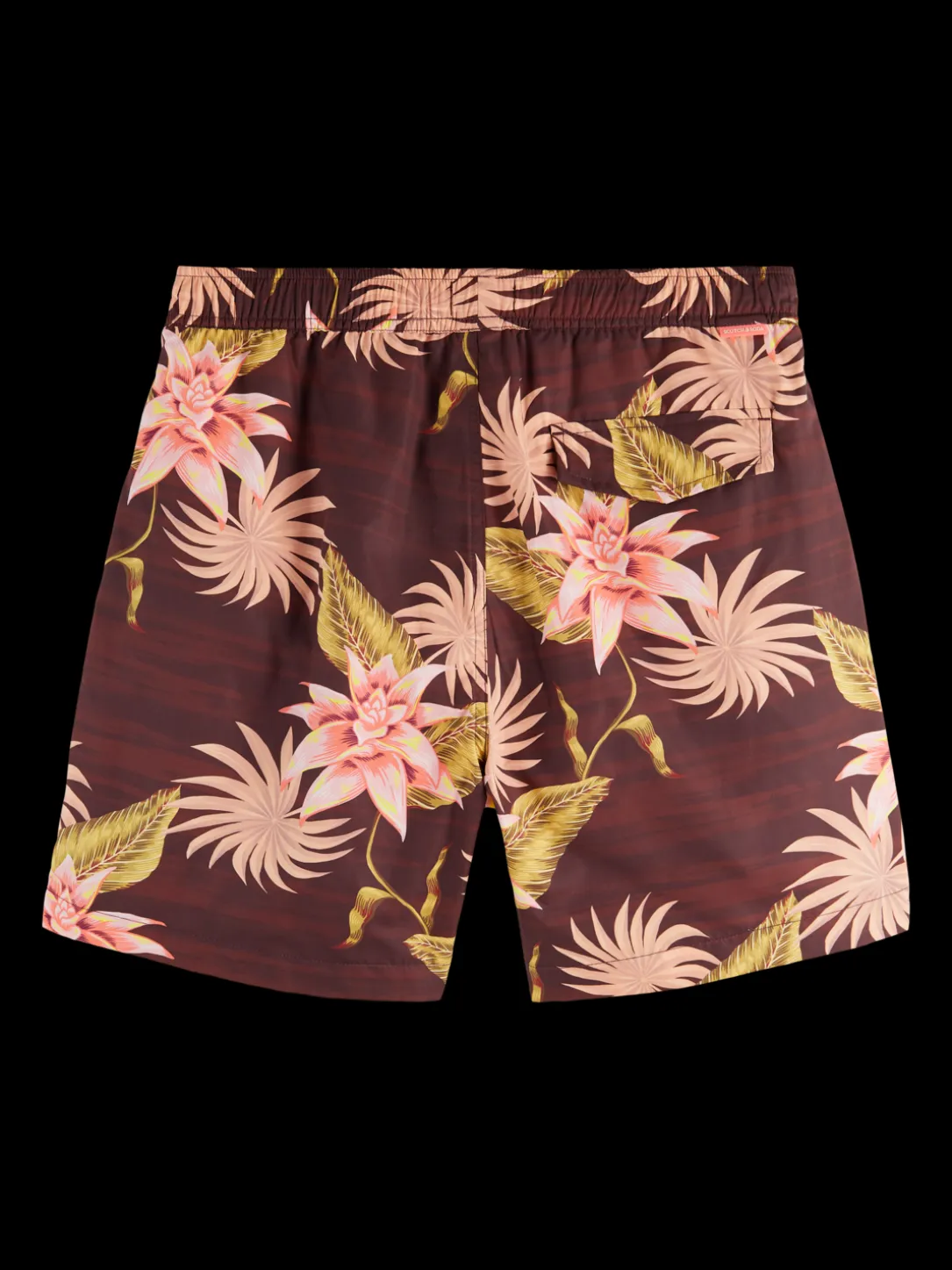 Mid-Length Printed Swim Shorts