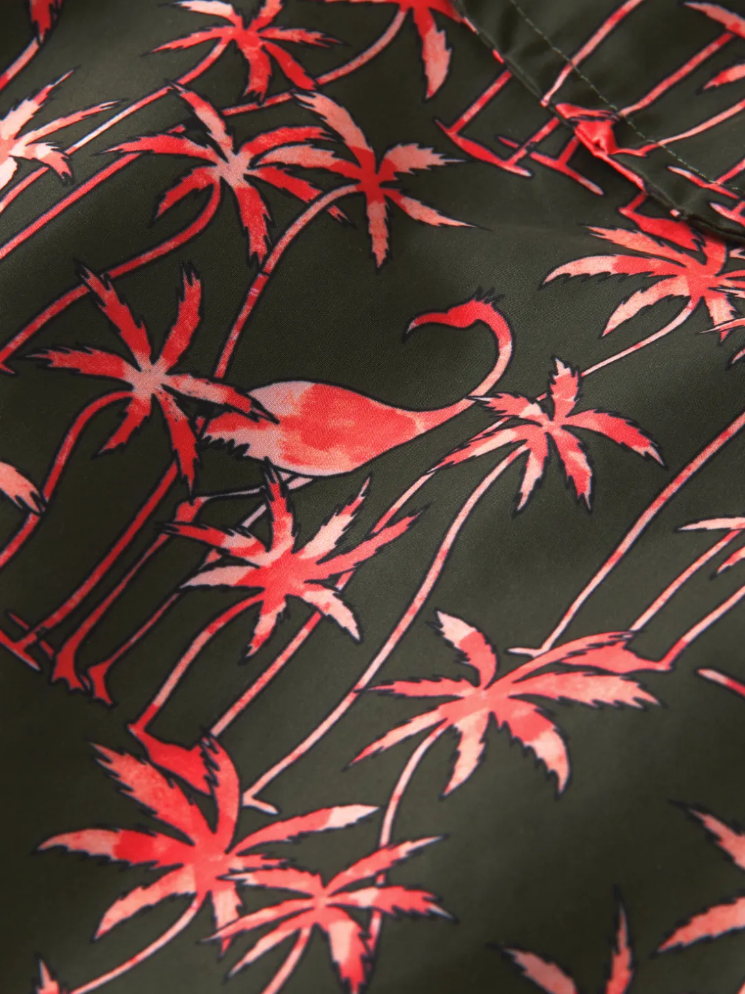 Mid-Length Printed Swim Shorts