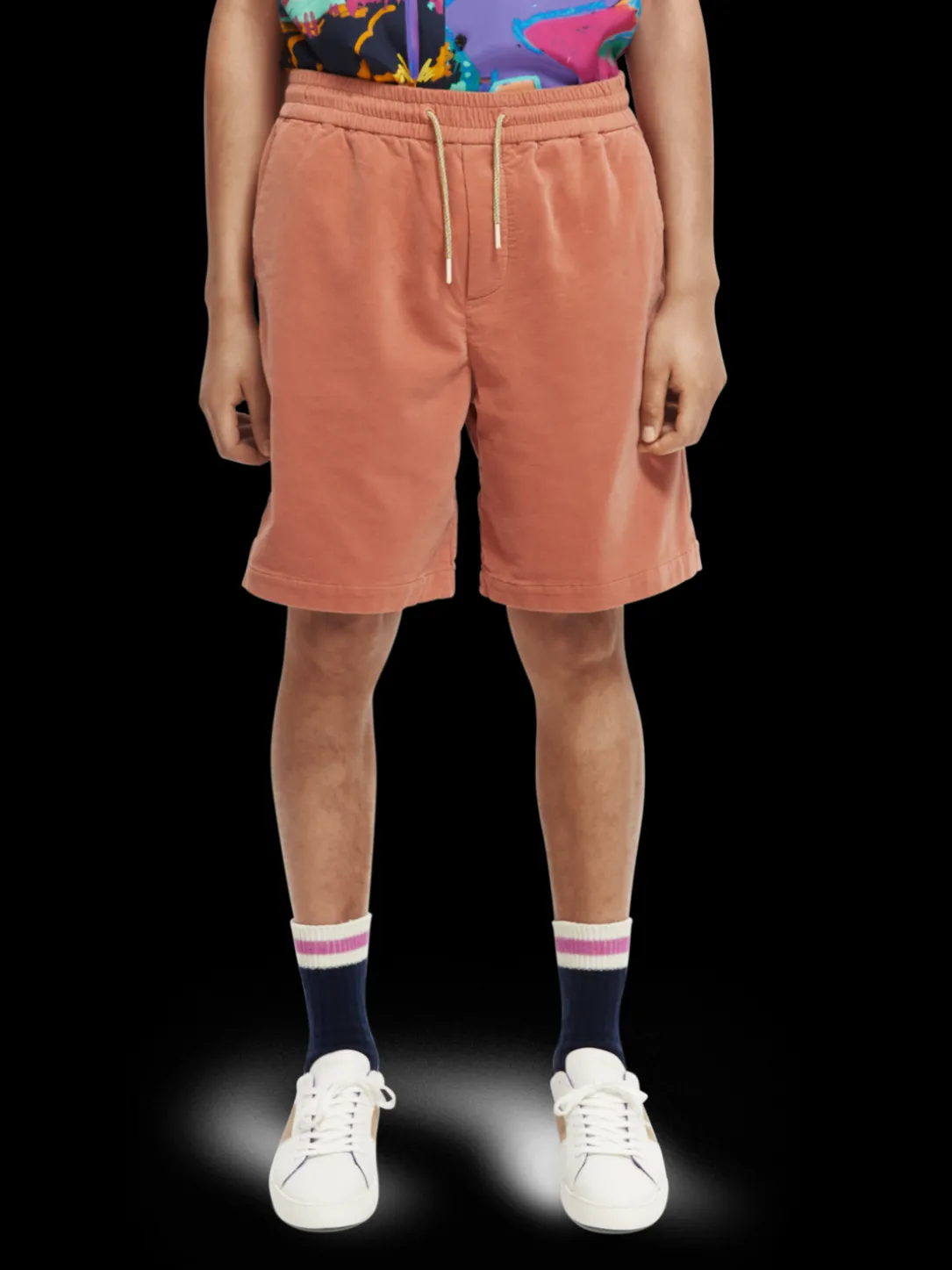 Organic Cotton Corduroy Jogger Shorts