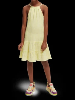Organic Crinkle Cotton Midi Dress
