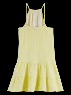 Organic Crinkle Cotton Midi Dress