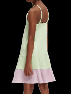 Organic Crinkle Cotton Midi Dress