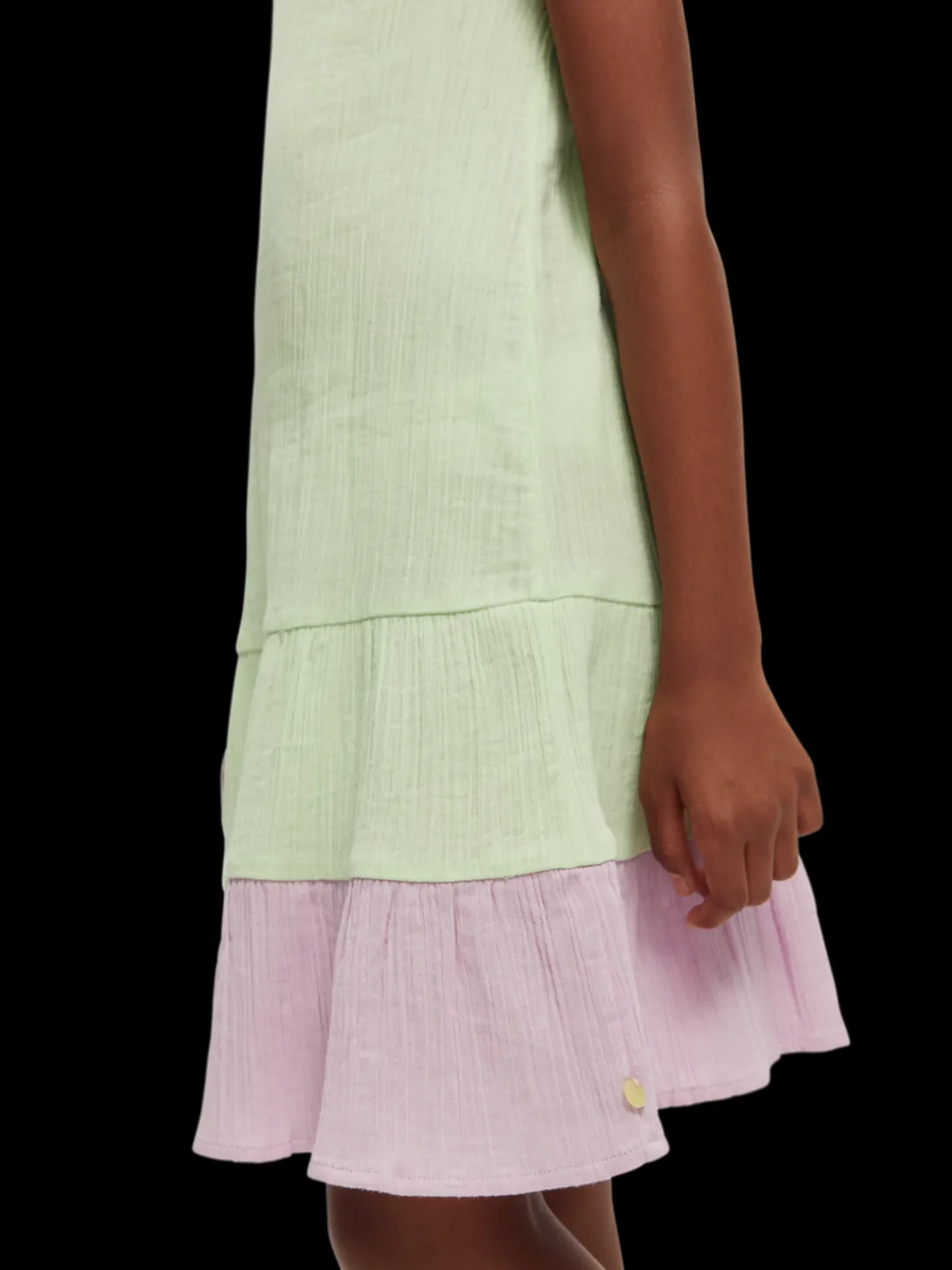Organic Crinkle Cotton Midi Dress