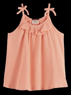 Organic Crinkle Cotton Tank Top